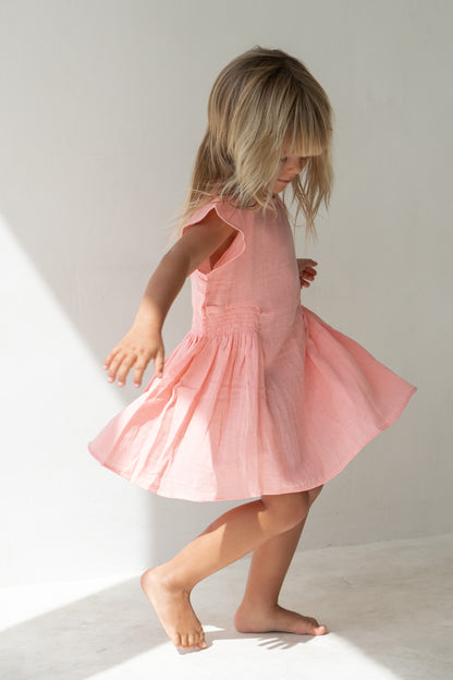 Blossom Dress | Coral