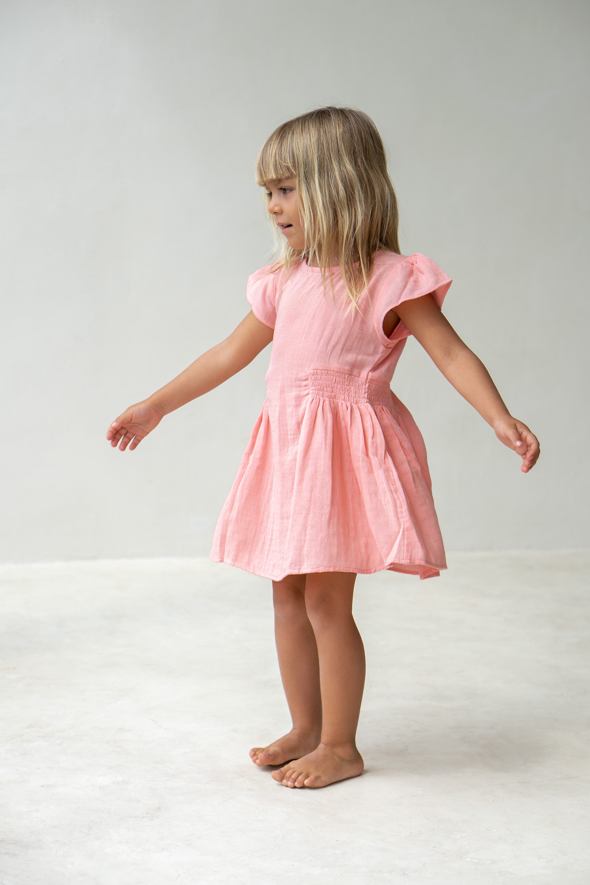 Blossom Dress | Coral