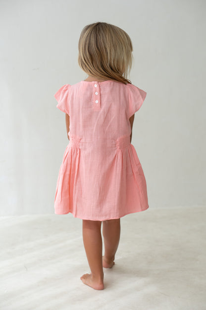 Blossom Dress | Coral