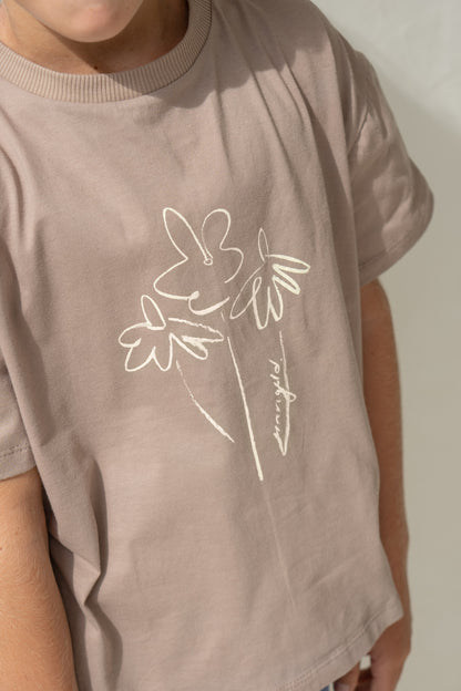 Marigold Tee | Mushroom