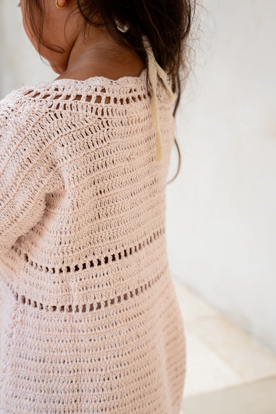 children crochet dress. 100% cotton. Girls crochet dress