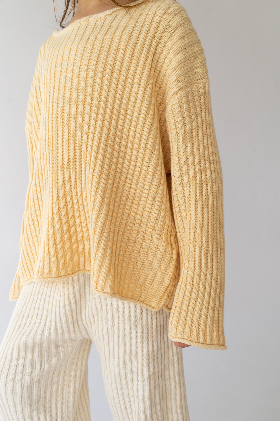Essential Ribbed Knit Unisex Jumper | Butter