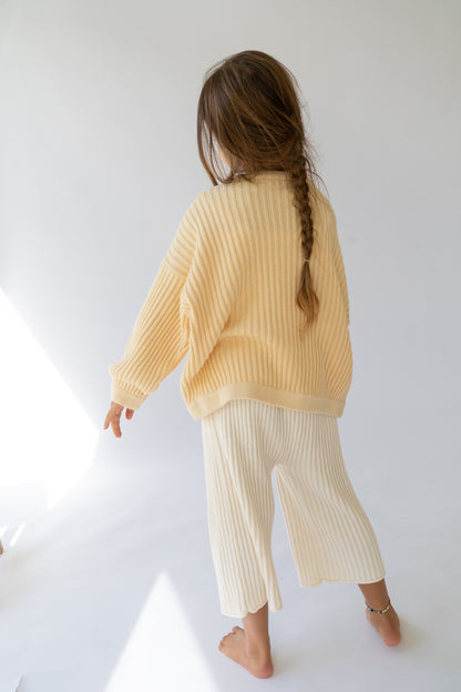 Essential Ribbed Knit Unisex Pullover | Butter