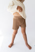 Essential Ribbed Knit Unisex Shorts | Chocolate