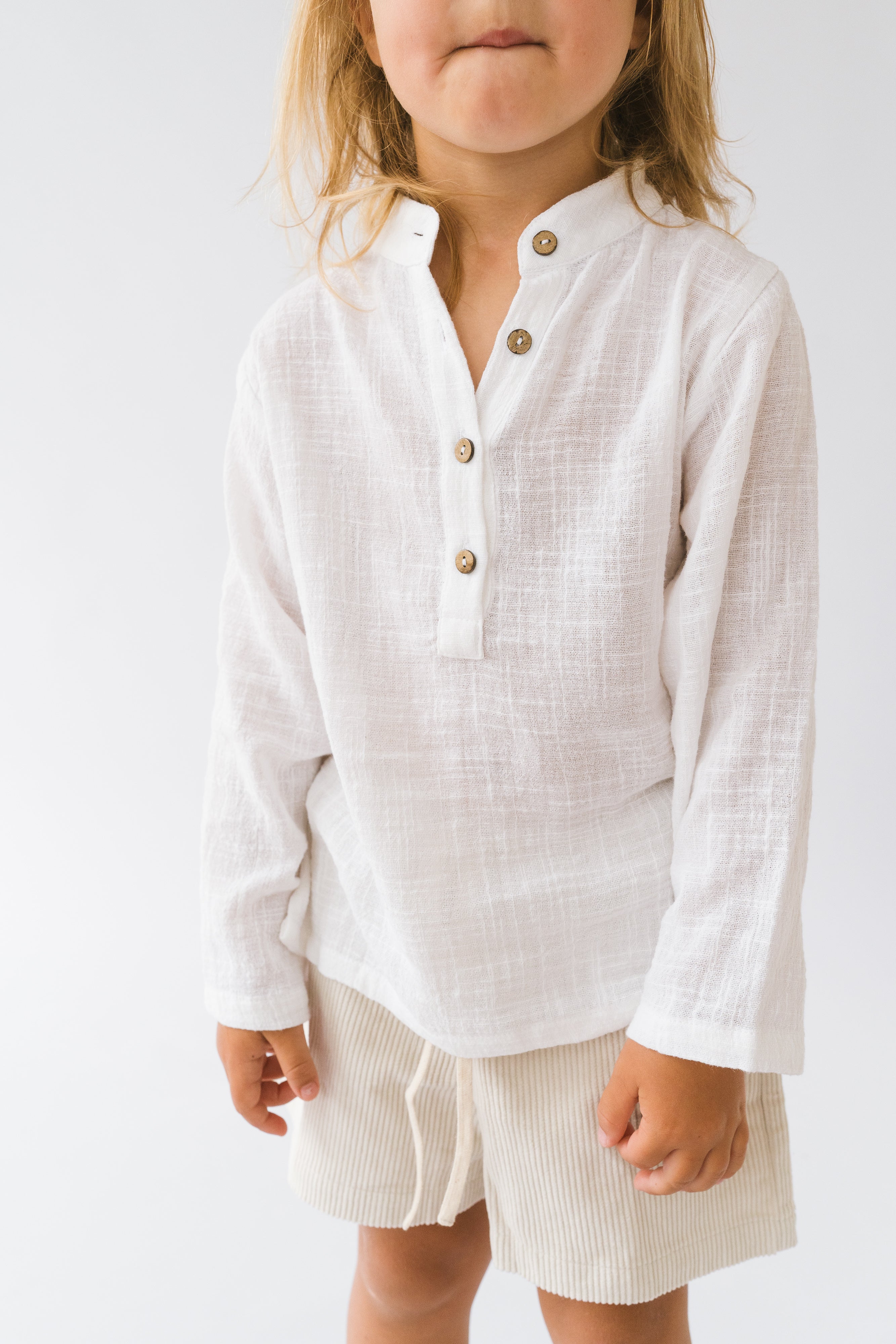 Unisex Cove cotton Shirt | Off-White