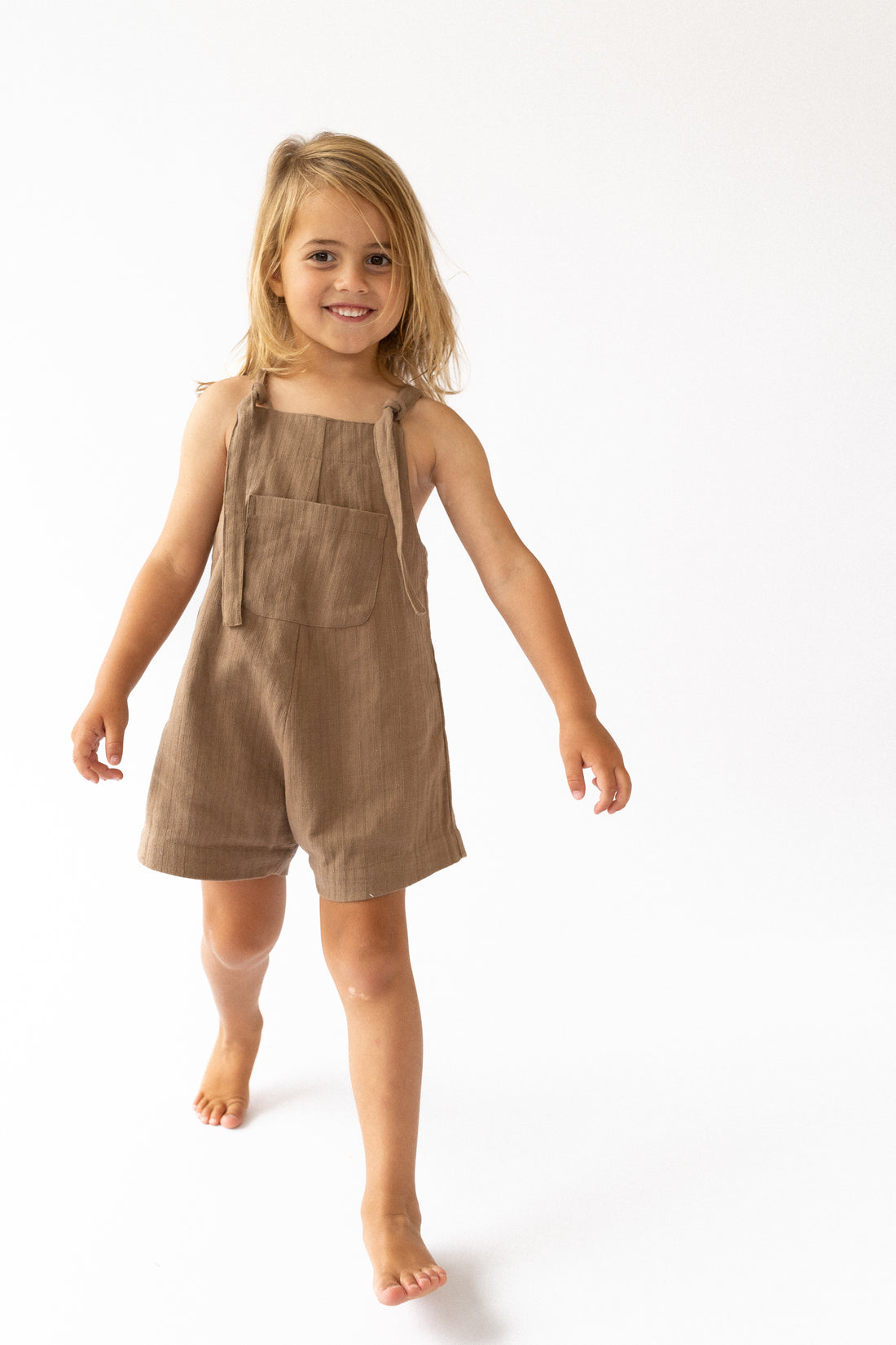 Unisex Short Marlow Overalls or Dungarees| Chocolate 