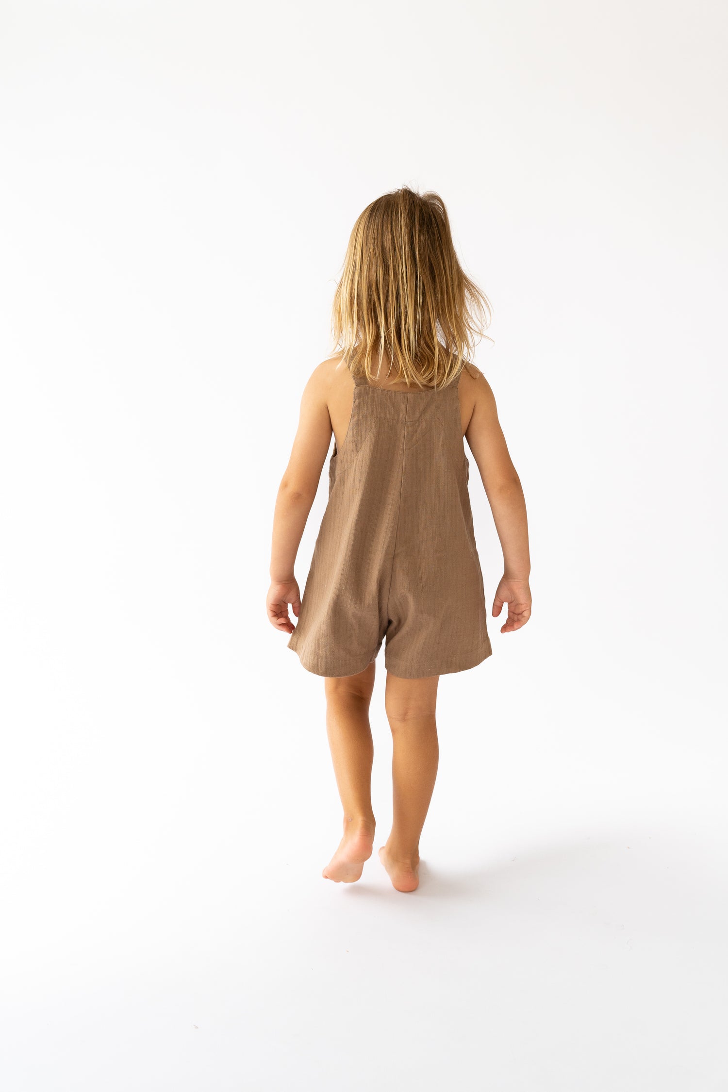 Unisex Short Marlow Overalls or Dungarees| Chocolate