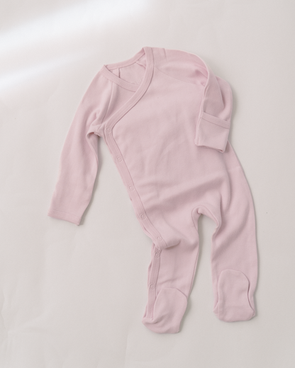 footed baby bodysuit romper organic cotton