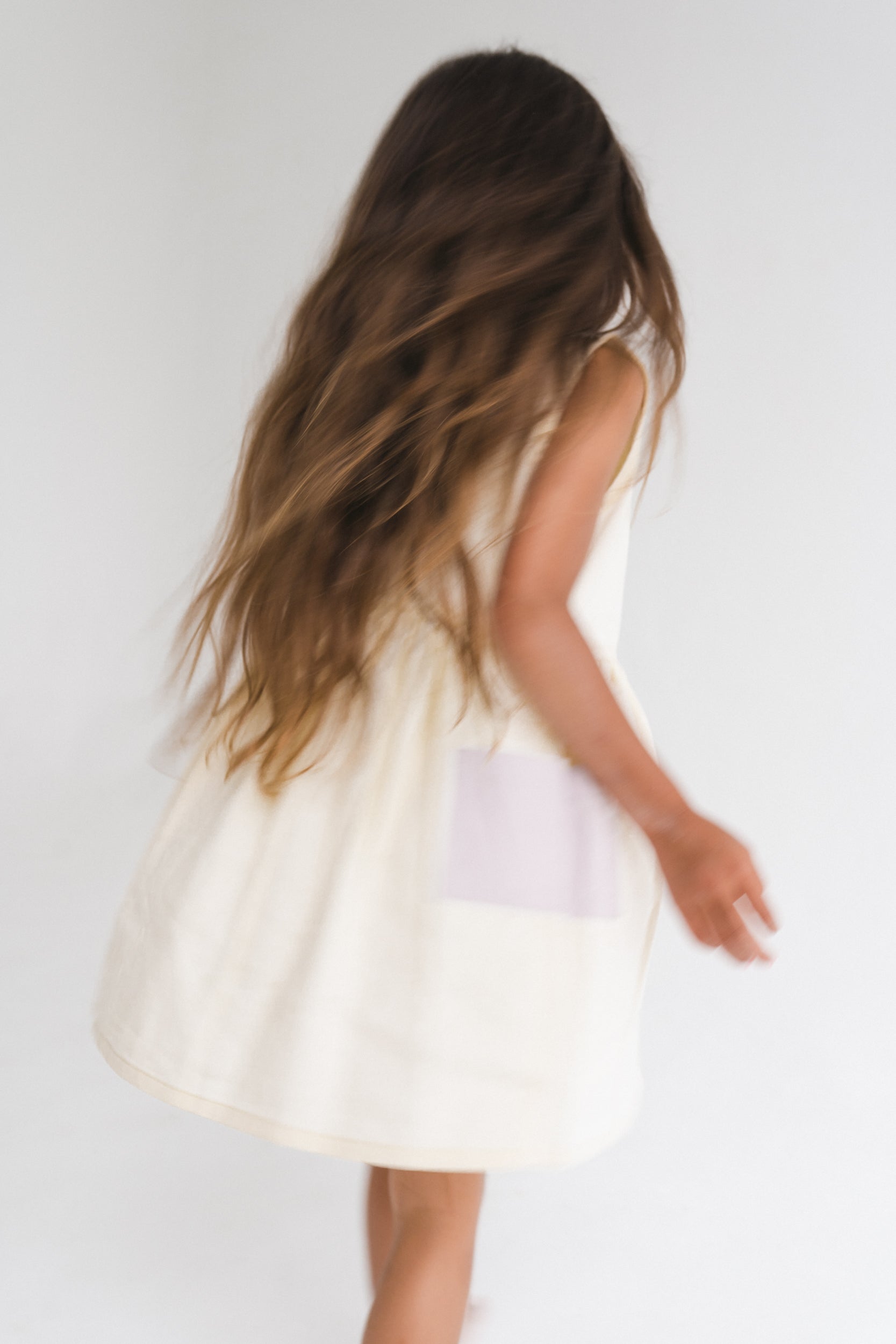 Girls Zimi summer dress coconut 